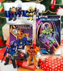 Holiday Bundle Botcon Exclusive House of Magnus, Cups, and Comic