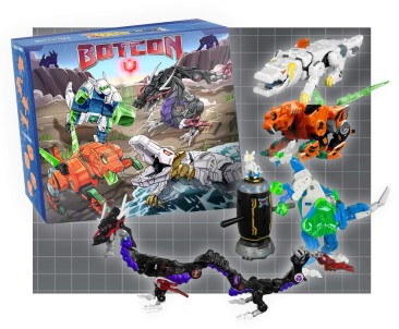 Botcon 2022 52Toys Exclusive Beastbox Box Set (Set of 4 Figures) with Pin (Collector Grade)