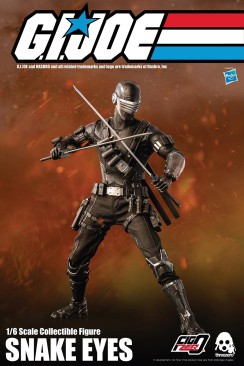 threezero G.I. Joe FigZero Snake Eyes 1/6 Scale Figure