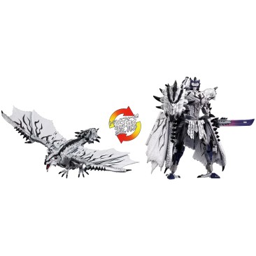 Transformers Takara Tomy Monster Hunter Silver Rathalos Prime