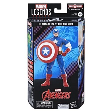 Marvel Legends Ultimate Captain America (Puff Adder BAF)