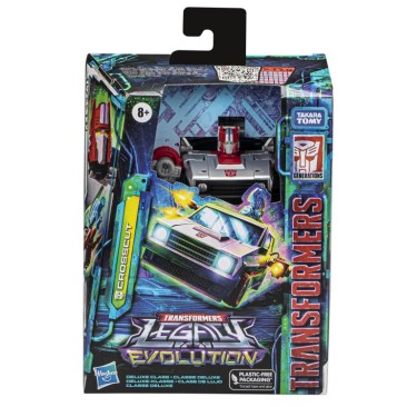 Transformers Legacy Evolution Deluxe Crosscut, Animated Prowl, Shrapnel & Crashbar Set of 4