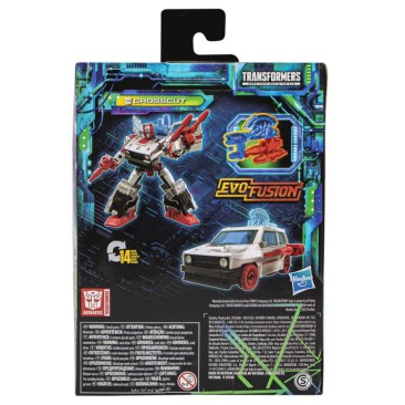 Transformers Legacy Evolution Deluxe Crosscut, Animated Prowl, Shrapnel & Crashbar Set of 4