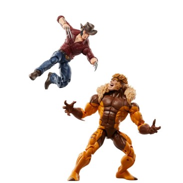 Marvel Legends Series Marvel's Logan vs Sabretooth Figures