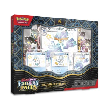 Pokemon TCG: Scarlet and Violet Paldean Fates Ex Premium Collection (Skeledirge, Meowscarada, or Quaquaval)