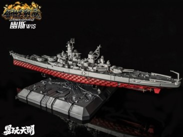 Toyseasy Metal Souls YW24 BB-64 USS Wisconsin Battleship WIS